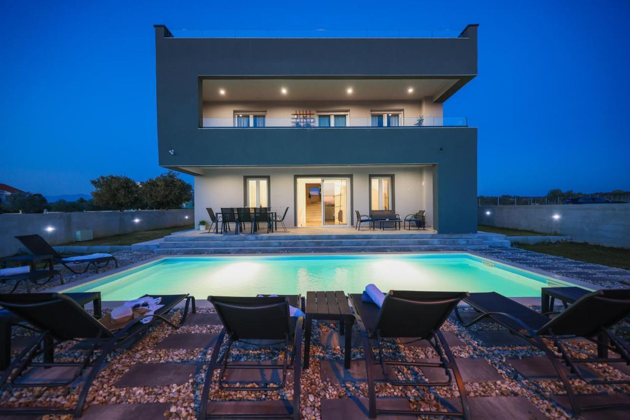 Villa Tia With Heated Pool & Jacuzzi Murvica  Екстер'єр фото