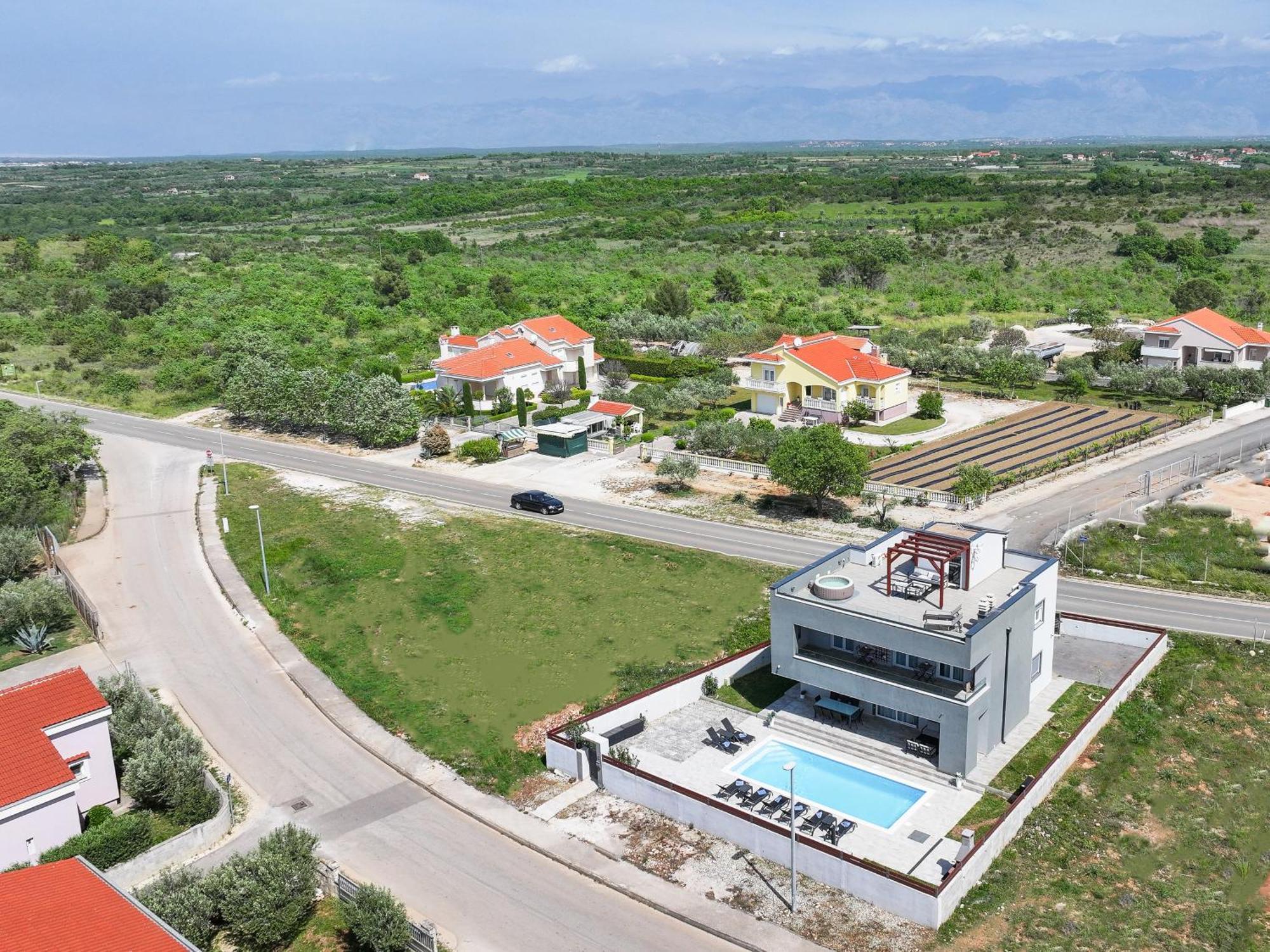 Villa Tia With Heated Pool & Jacuzzi Murvica  Екстер'єр фото