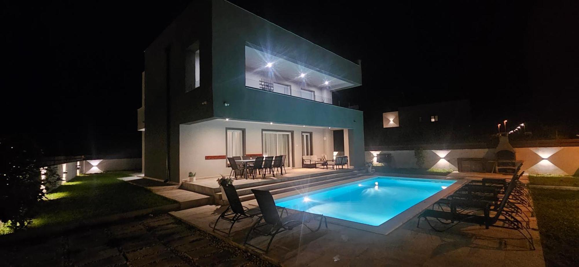 Villa Tia With Heated Pool & Jacuzzi Murvica  Екстер'єр фото